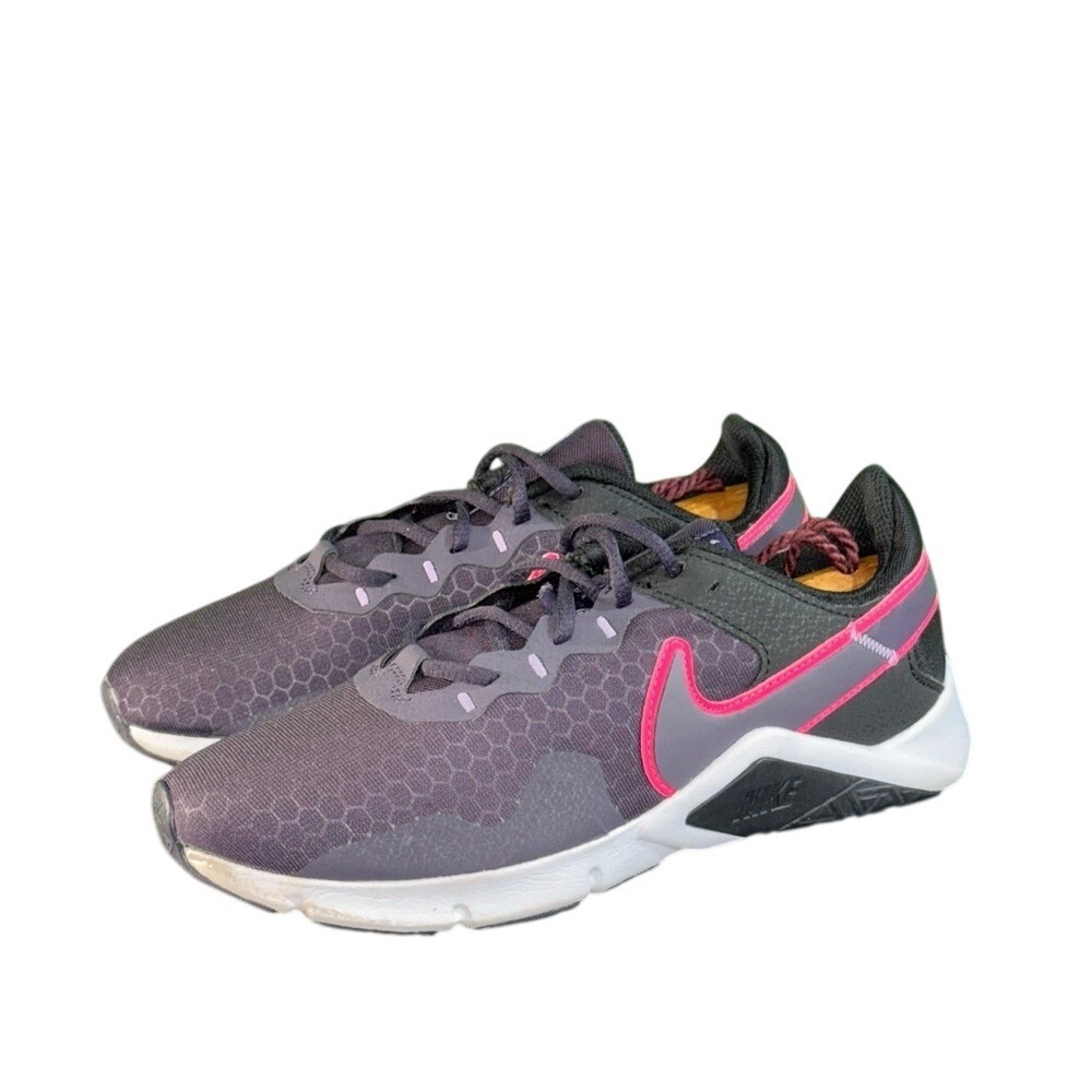 Nike Legend Essential 2 Cave Purple Pink Glow Training Shoe CQ9545-014 Women 7.5